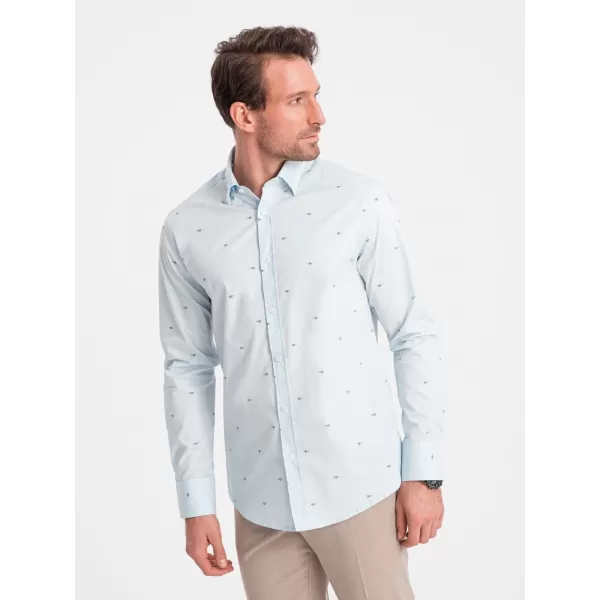  Hemd OMBRE OM-SHCS-0156 BLAU 
