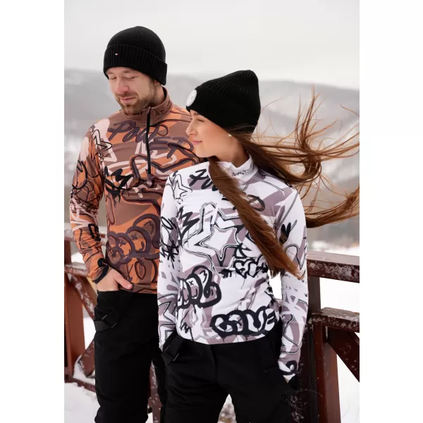  Funktionelle Thermo -Sweatshirt -Premium von Männern ALTISPORT VOJ/ALM054TER03 BRAUN 