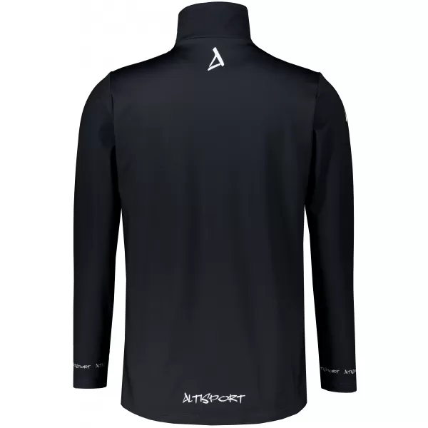  Funktionelle Thermo -Sweatshirt -Premium von Männern ALTISPORT VOJ/ALM000TER03 SCHWARZ 