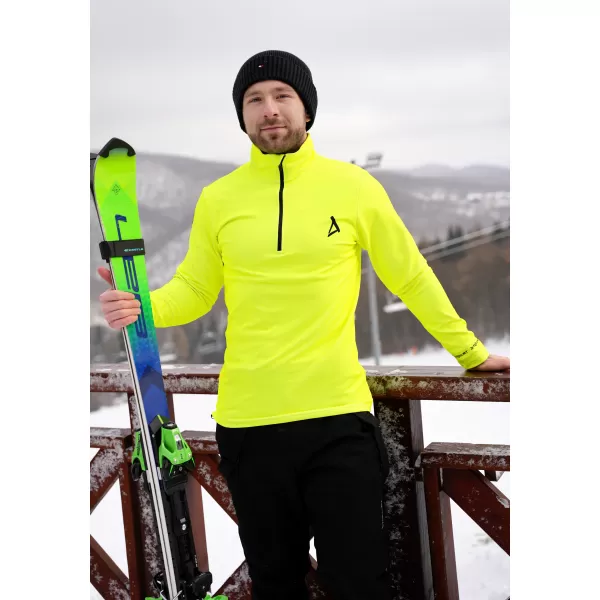  Funktionelle Thermo -Sweatshirt -Premium von Männern ALTISPORT VOJ/ALM000TER03 NEONGELB 
