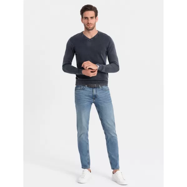  Herrenpullover OMBRE OM-SWOS-0108 MARINEBLAU 