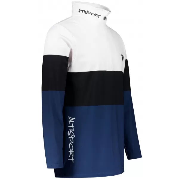  Funktionelle Thermo -Sweatshirt -Premium von Männern ALTISPORT VOJ/ALM051TER03 WEIß -BLAU 