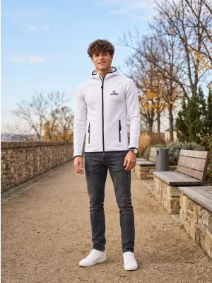 Herren funktionaler Sport -Sweatshirt ALTISPORT ALM006417 WEIß