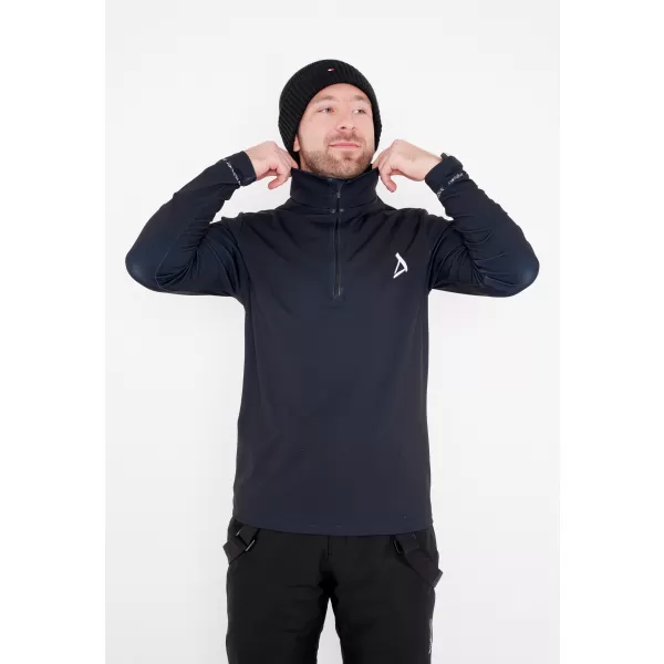  Funktionelle Thermo -Sweatshirt -Premium von Männern ALTISPORT VOJ/ALM000TER03 SCHWARZ 