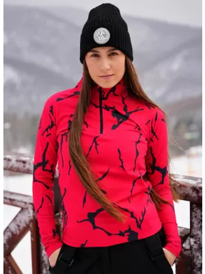 Frauenfunktionaler Thermo -Sweatshirt Premium ALTISPORT VOJ/ALW052TER03 ROT