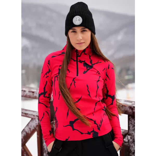  Frauenfunktionaler Thermo -Sweatshirt Premium ALTISPORT VOJ/ALW052TER03 ROT 