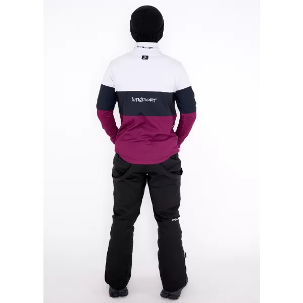  Funktionelle Thermo -Sweatshirt -Premium von Männern ALTISPORT VOJ/ALM051TER03 BURGUND 
