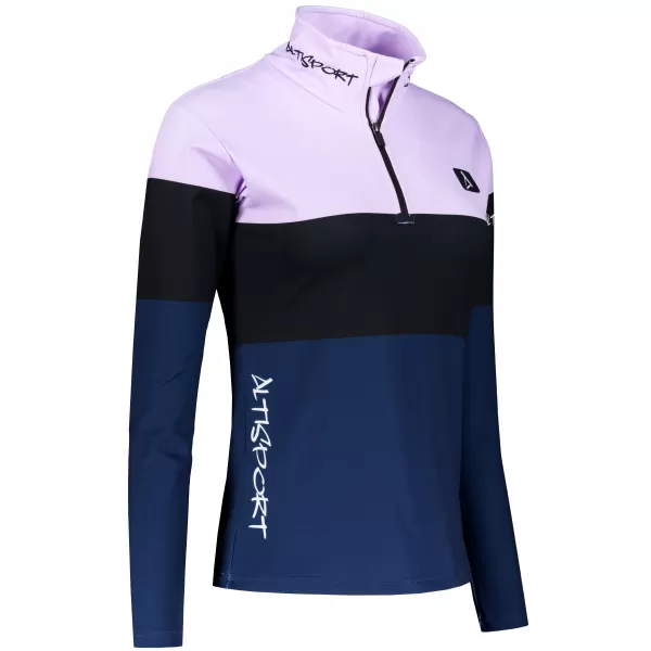  Frauenfunktionaler Thermo -Sweatshirt Premium ALTISPORT VOJ/ALW051TER03 VIOLETT/BLAU 