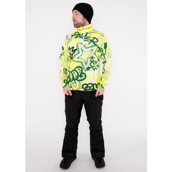  Funktionelle Thermo -Sweatshirt -Premium von Männern ALTISPORT VOJ/ALM054TER03 FLUO 