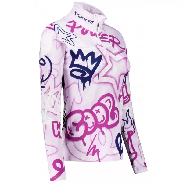  Frauenfunktionaler Thermo -Sweatshirt Premium ALTISPORT VOJ/ALW054TER03 LILA 