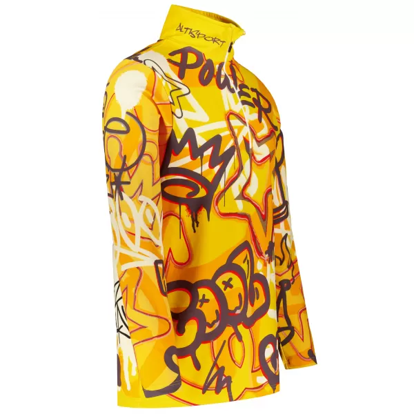  Funktionelle Thermo -Sweatshirt -Premium von Männern ALTISPORT VOJ/ALM054TER03 BERNSTEIN 
