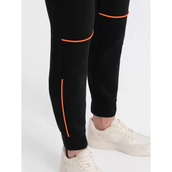  Herren -Traursanzüge OMBRE OM-PASK-0145 SCHWARZ 
