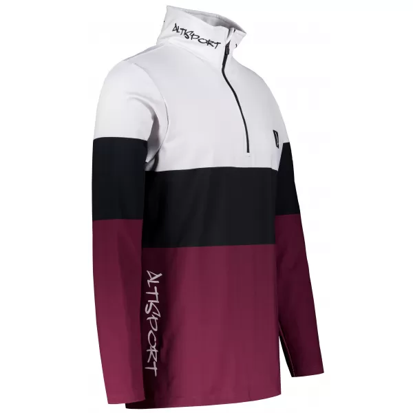  Funktionelle Thermo -Sweatshirt -Premium von Männern ALTISPORT VOJ/ALM051TER03 BURGUND 