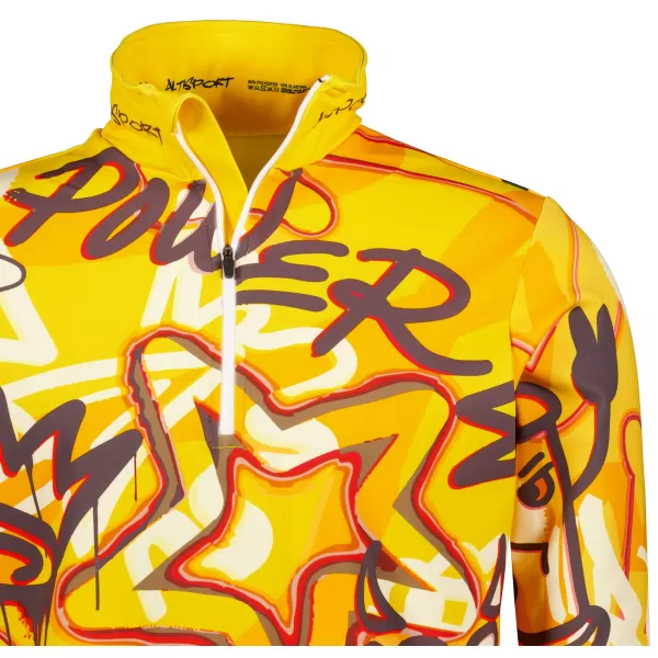  Funktionelle Thermo -Sweatshirt -Premium von Männern ALTISPORT VOJ/ALM054TER03 BERNSTEIN 