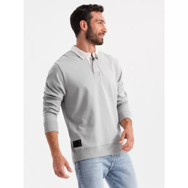 Herren -Sweatshirt OMBRE OM-SSNZ-0132 ASCHE 