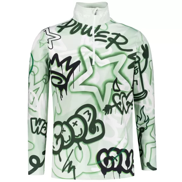  Funktionelle Thermo -Sweatshirt -Premium von Männern ALTISPORT VOJ/ALM054TER03 GRÜN 