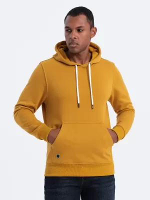 Herren -Sweatshirt OMBRE OM-SSBN-0120 SENF