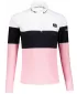 Frauenfunktionaler Thermo -Sweatshirt Premium ALTISPORT VOJ/ALW051TER03 WEIß -PINK