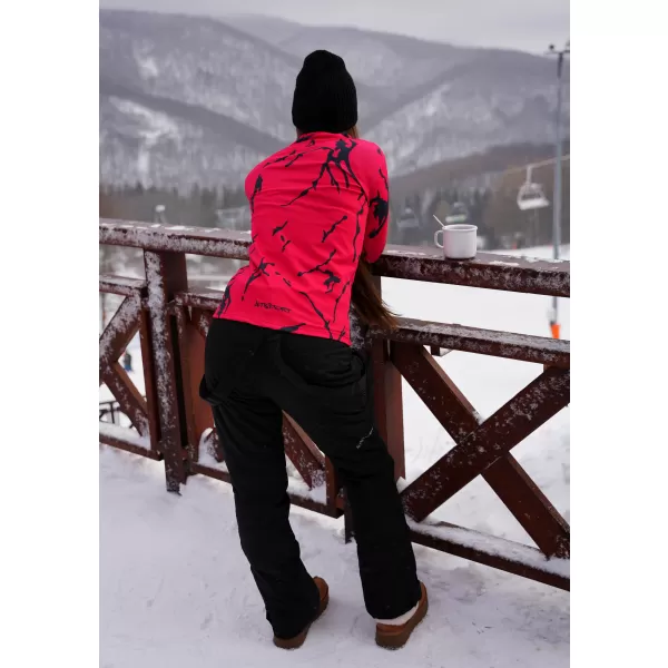  Frauenfunktionaler Thermo -Sweatshirt Premium ALTISPORT VOJ/ALW052TER03 ROT 