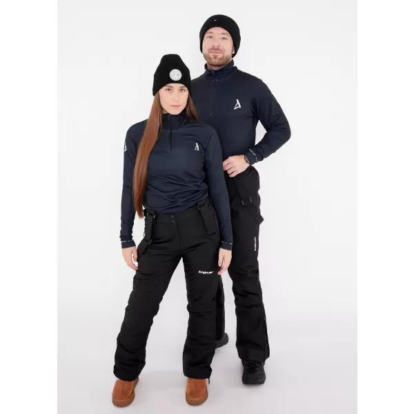  Funktionelle Thermo -Sweatshirt -Premium von Männern ALTISPORT VOJ/ALM000TER03 SCHWARZ 