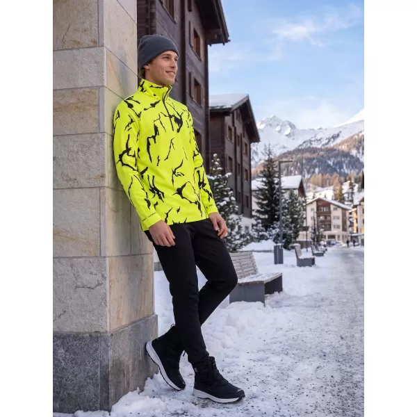  Funktionelle Thermo -Sweatshirt -Premium von Männern ALTISPORT VOJ/ALM052TER03 NEONGRÜN 