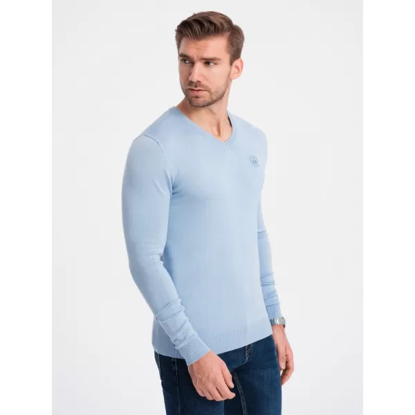  Herrenpullover OMBRE OM-SWBS-0107 HELLBLAU 