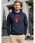 Herren -Sweatshirt ALTISPORT ALM172JN796 MEERESBLAU