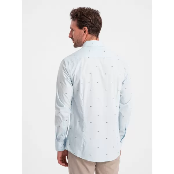  Hemd OMBRE OM-SHCS-0156 BLAU 