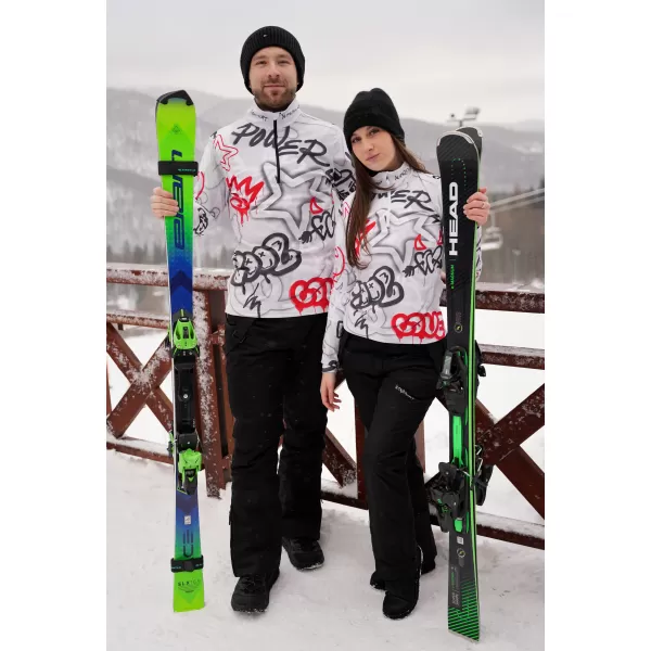  Funktionelle Thermo -Sweatshirt -Premium von Männern ALTISPORT VOJ/ALM054TER03 GRAU -RED 