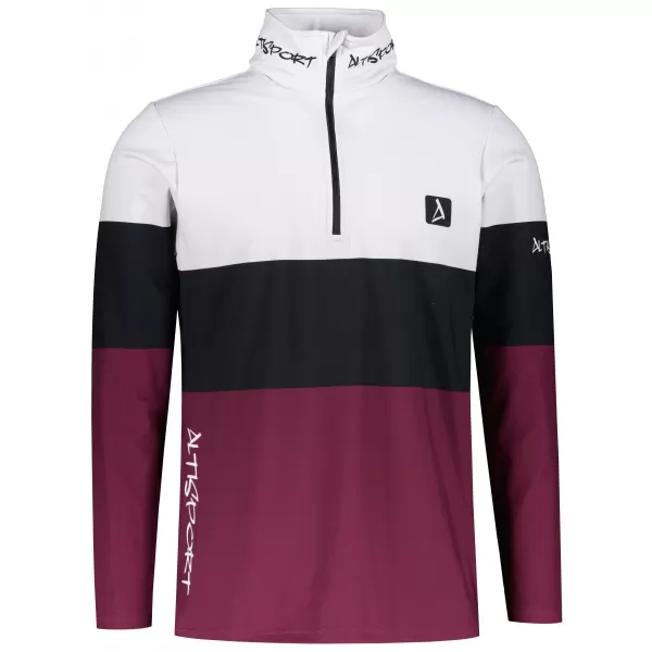  Funktionelle Thermo -Sweatshirt -Premium von Männern ALTISPORT VOJ/ALM051TER03 BURGUND 