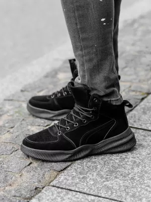 Herrenschuhe OMBRE T380 SCHWARZ