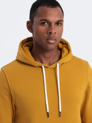 Herren -Sweatshirt OMBRE OM-SSBN-0120 SENF
