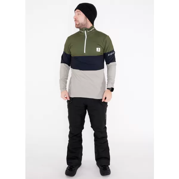  Funktionelle Thermo -Sweatshirt -Premium von Männern ALTISPORT VOJ/ALM051TER03 KHAKI 