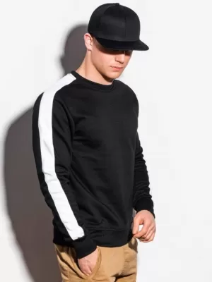 Herren Sweatshirt OMBRE OM-SSNZ-22FW-010 SCHWARZ