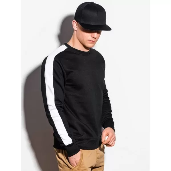 Herren Sweatshirt OMBRE OM-SSNZ-22FW-010 SCHWARZ 