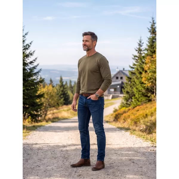  Herren-T-Shirt BRANDIT BD4205 OLIVE 