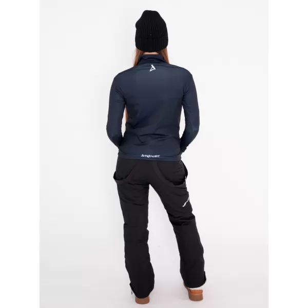  Frauenfunktionaler Thermo -Sweatshirt Premium ALTISPORT VOJ/ALW000TER03 SCHWARZ 