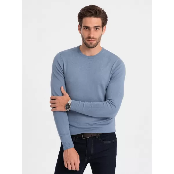  Herrenpullover OMBRE OM-SWBS-0106 HELLBLAU 