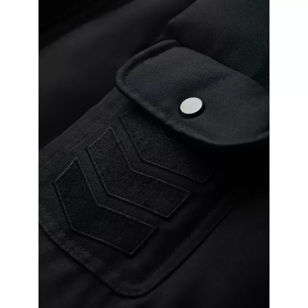  Herren Winterjacke OMBRE OM-JALJ-0182 SCHWARZ 