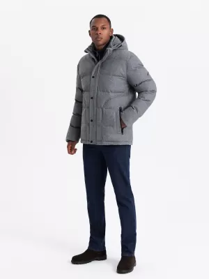 Jacke OMBRE OM-JAHP-0203 GRAU