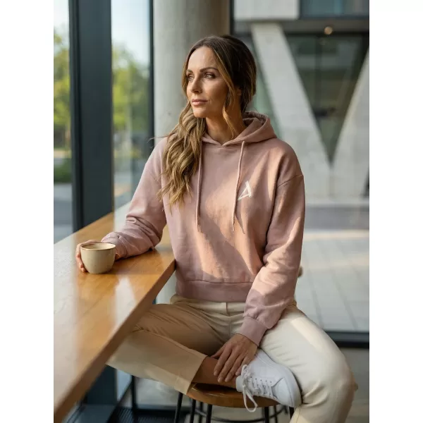  Frauen Sweatshirt aus Bio -Baumwolle ALTISPORT BYB/ALW002BY183 ALT -PINK 
