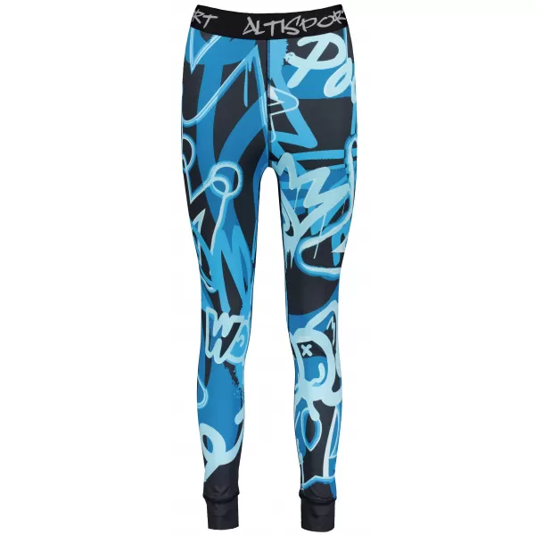  Frauenfunktionelle Thermohosen Prämie ALTISPORT VOJ/ALW054TER02 SCHWARZ -BLUE 