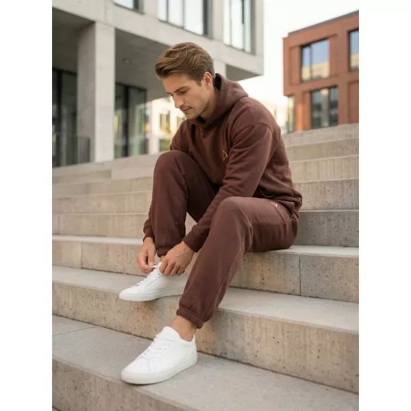 Herren -Sweatshirt ALTISPORT BYB/ALM002BY284 SCHOKOLADE 