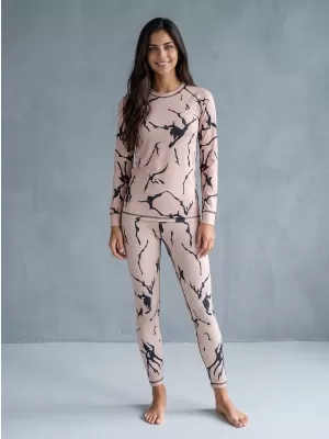 Frauenfunktionelle Thermohosen Prämie ALTISPORT VOJ/ALW052TER02 BRAUN