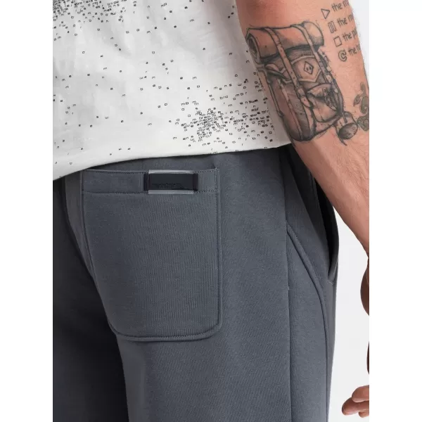  Herren -Traursanzüge OMBRE OM-PABS-0174 GRAPHIT 