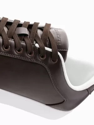 Herrenschuhe OMBRE OM-FOCS-0165 DUNKELBRAUN