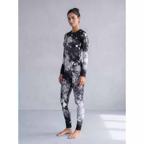  Frauenfunktionelle Thermohosen Prämie ALTISPORT VOJ/ALW055TER02 SCHWARZ UND WEIß 