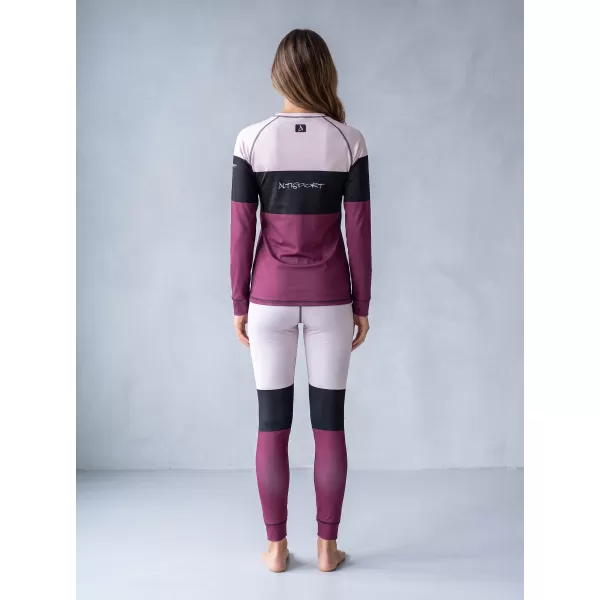  Frauenfunktionelle Thermohosen Prämie ALTISPORT VOJ/ALW051TER02 BURGUND 
