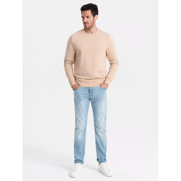  Herren -Sweatshirt OMBRE OM-SSBN-0159 BEIGE 