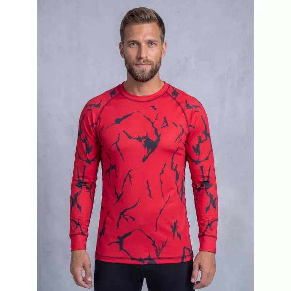  Funktionaler Term T -Shirt von Männern mit Langarmprämie ALTISPORT VOJ/ALM052TER01 ROT 